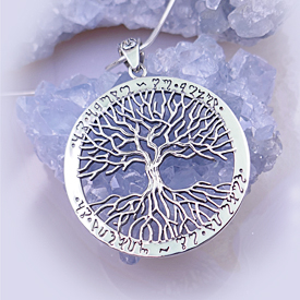 Lebensbaum Anhänger aus Silber