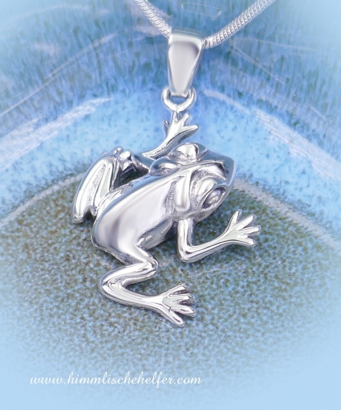 Frosch Kettenanhänger, | Raben Krafttier Amulette Schmuck Silber vom Amulett und - zum bis Wohlstand, | Anhänger Schmuck Verwandlung, Katzenanhänger Schmuck, Spiritueller Fülle Glück, Krafttier